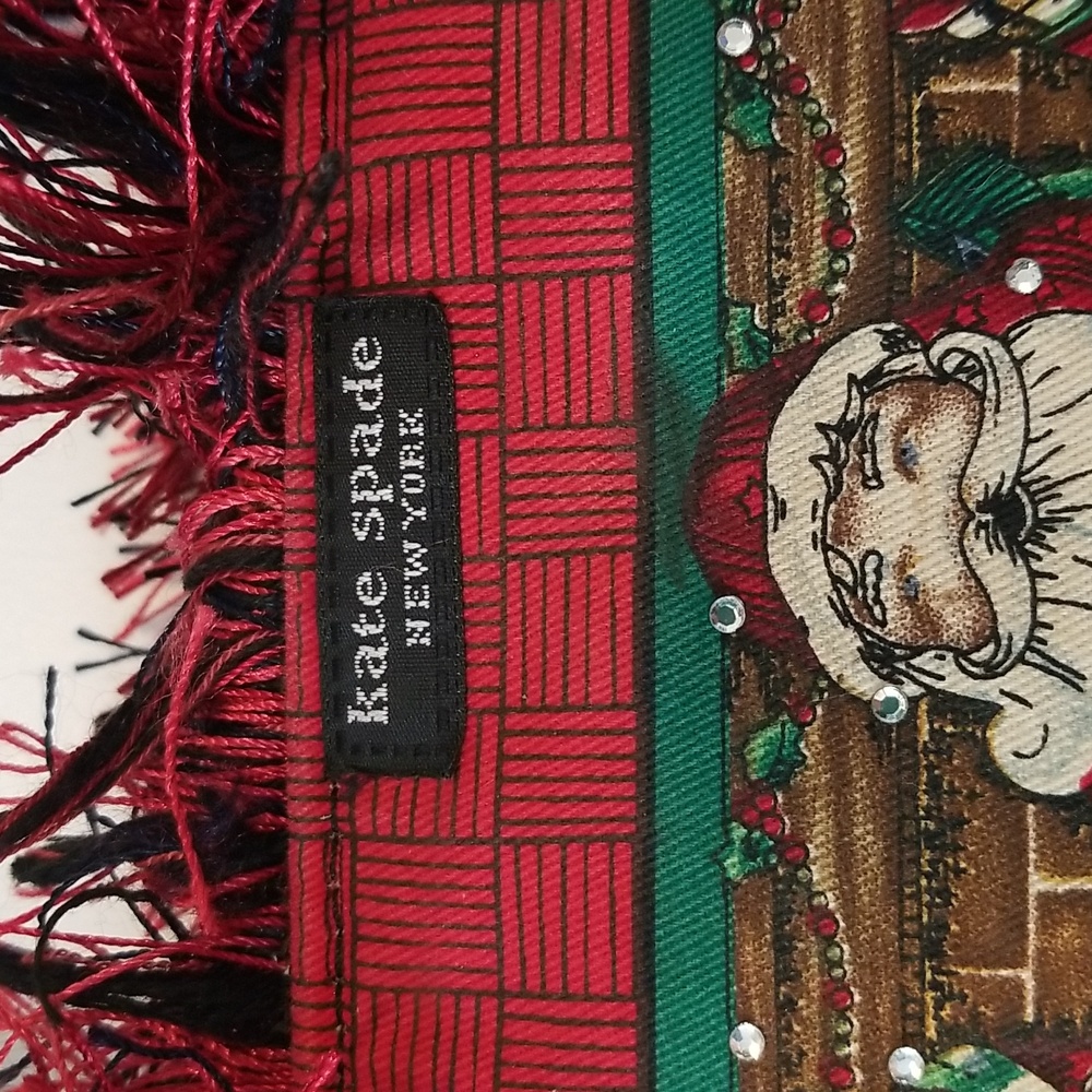 Kate spade Christmas bag Santa Claus vintage holiday Purse - Picture 3 of 12